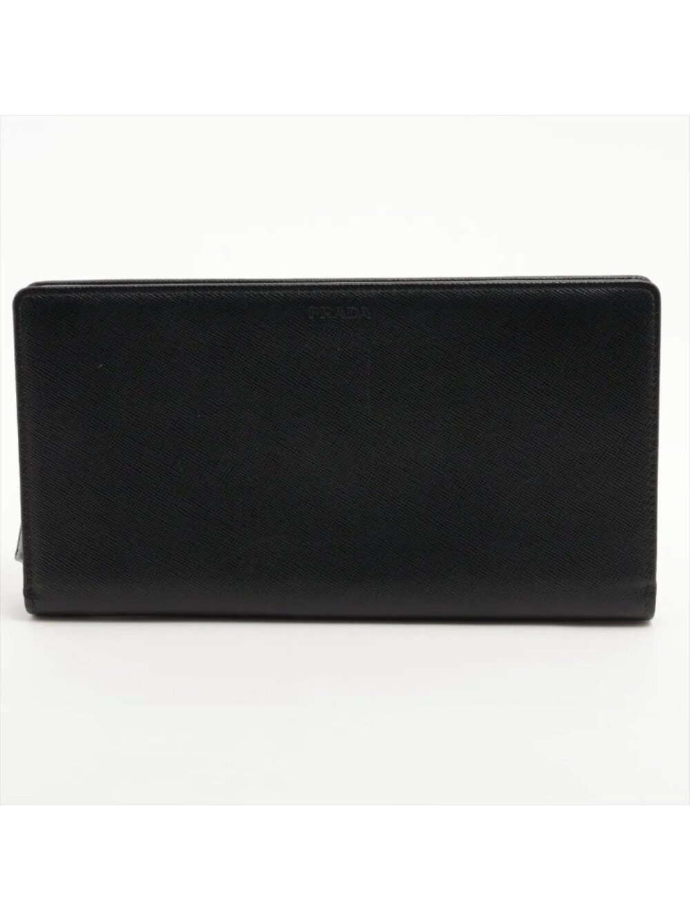 Prada Saffiano Leather Wallet Bifold Black
